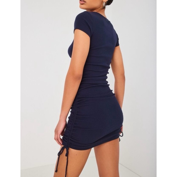 T-shirt Ruched Dress - Picture 2 of 4